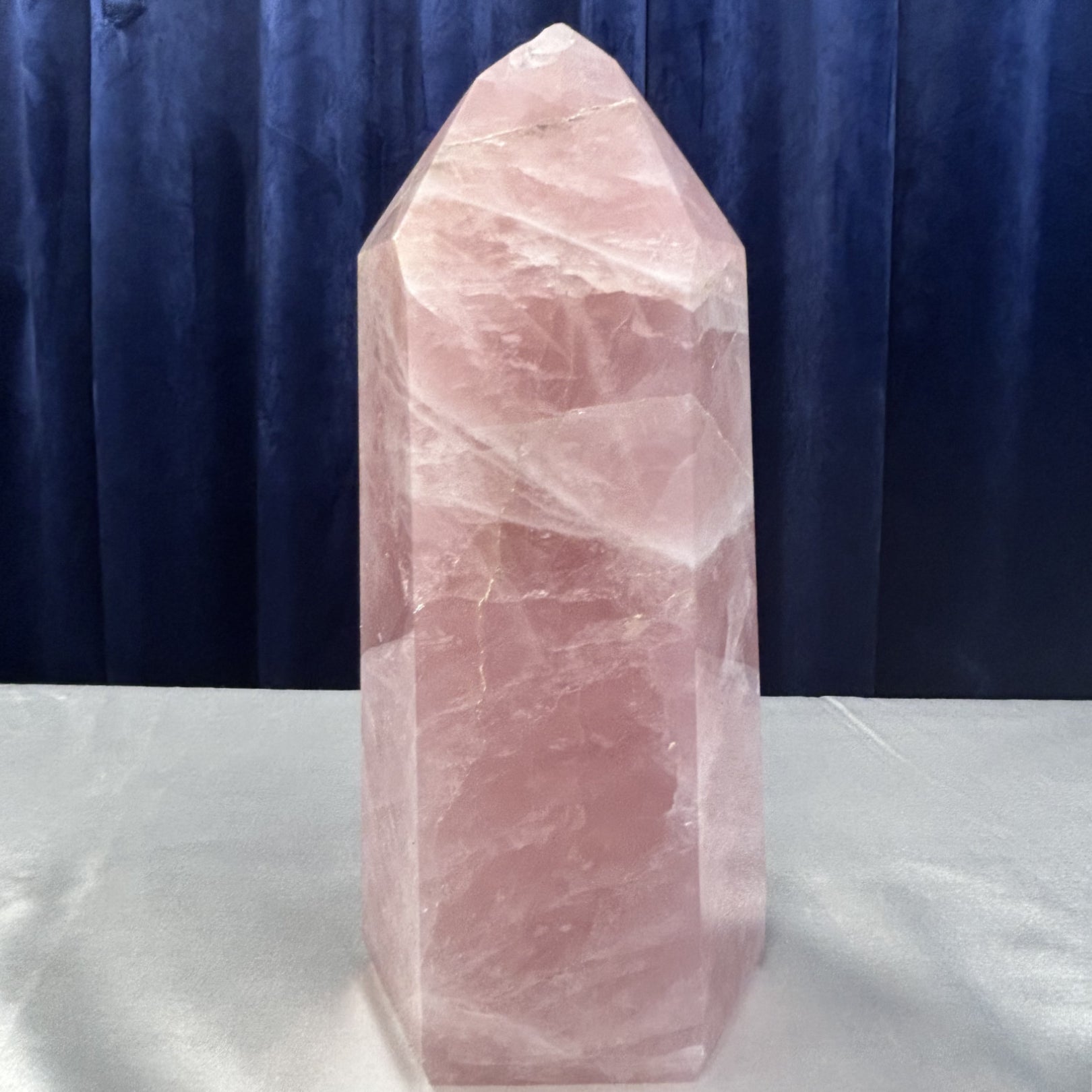 Rose Quartz Crystal Pointed Tower Medium