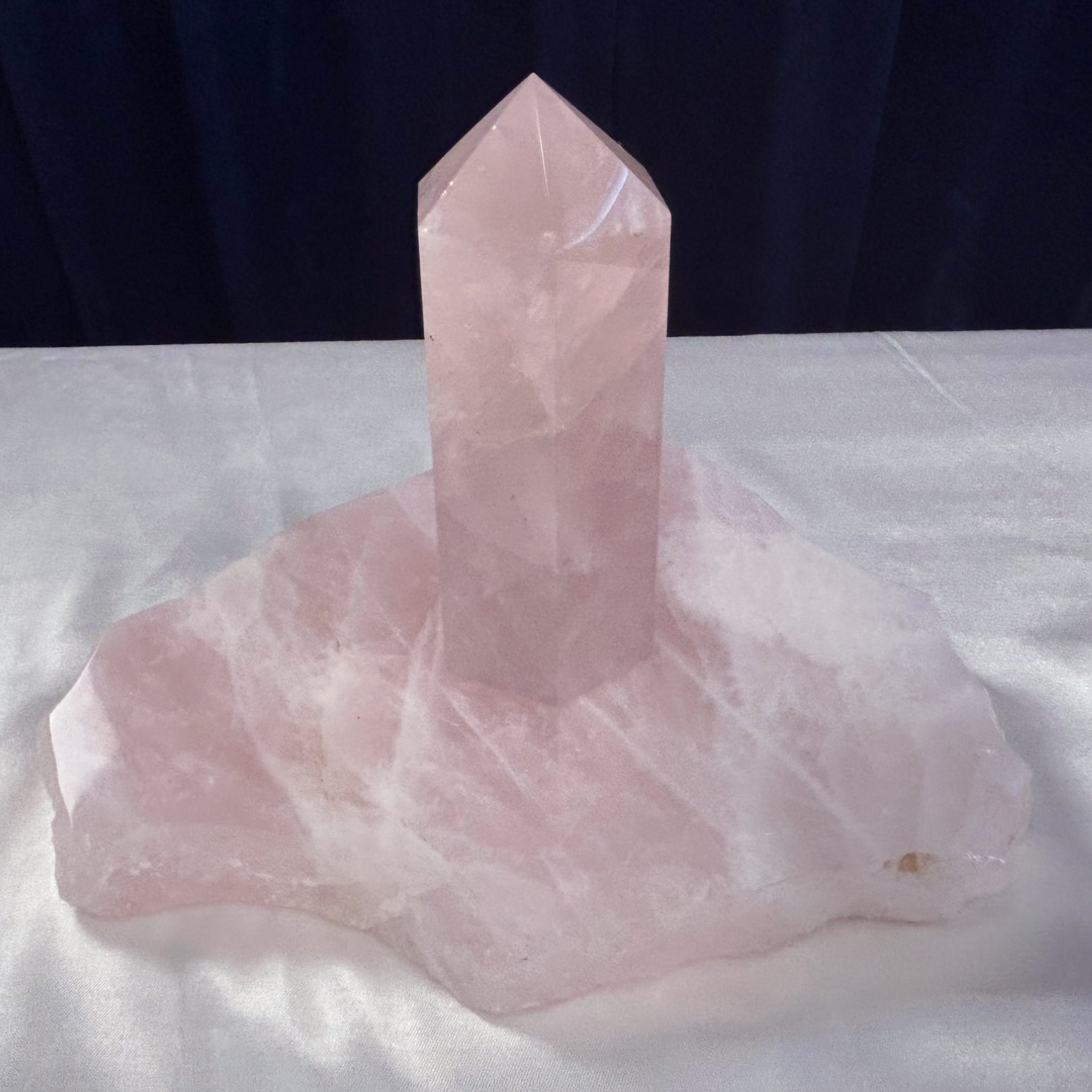 Rose Quartz Crystal Pointed Tower Small